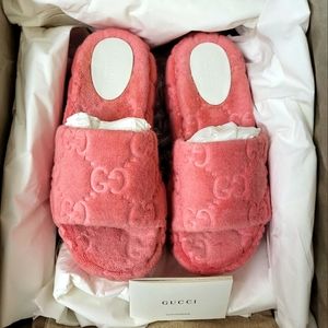 Gucci platform slides